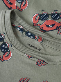 NAME IT T-shirt Valther Shadow Crab